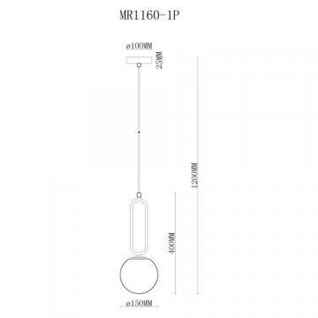 Подвесной светильник MyFar Pierre MR1160-1P