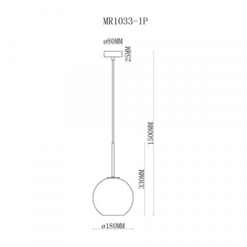 Подвесной светильник MyFar Stiven MR1033-1P