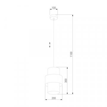 Подвесной светильник TK Lighting 4377 Calisto