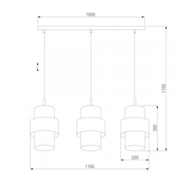 Подвесной светильник TK Lighting 4378 Calisto