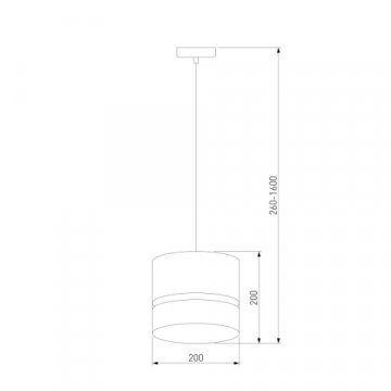 Подвесной светильник TK Lighting 6693 Paglia