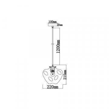 Подвесной светильник Vele Luce Alieno VL5352P21
