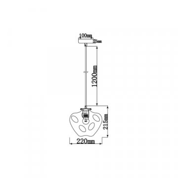 Подвесной светильник Vele Luce Alieno VL5354P31