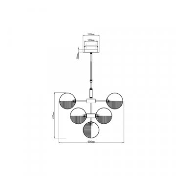 Подвесной светильник Vele Luce Amore VL5484P13