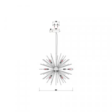 Подвесной светильник Vele Luce Brina VL5674P10