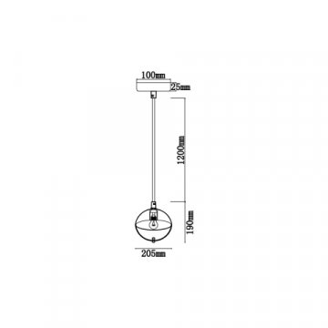 Подвесной светильник Vele Luce Broadway VL5362P11