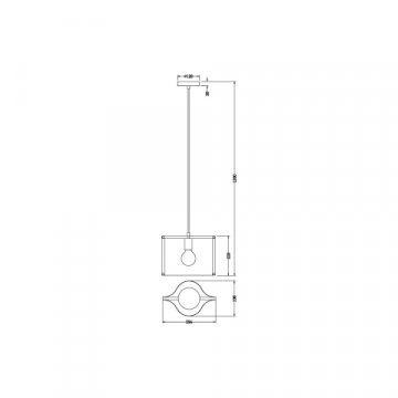 Подвесной светильник Vele Luce Cross VL5272P01