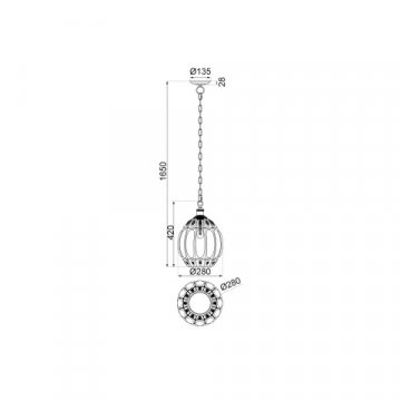 Подвесной светильник Vele Luce Helen VL4266P31