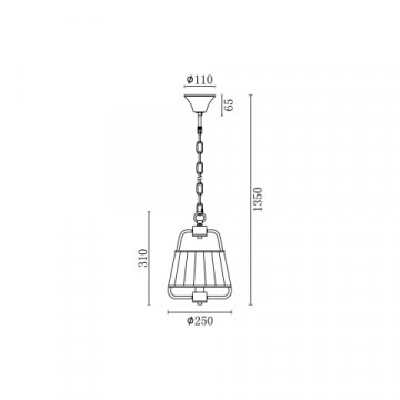 Подвесной светильник Vele Luce Isabella VL4254P01