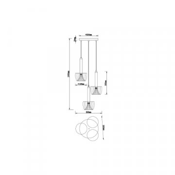 Подвесной светильник Vele Luce Kelly VL5454P03