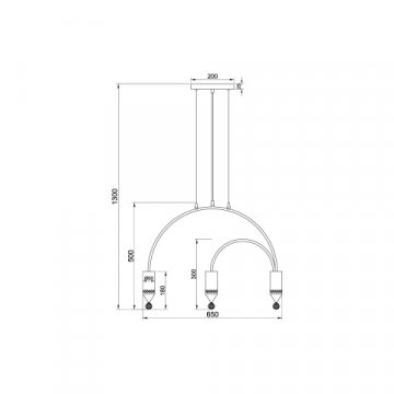 Подвесной светильник Vele Luce Pioggia VL4283P03