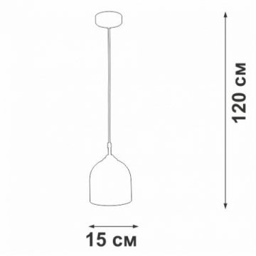 Подвесной светильник Vitaluce V2948-1/1S