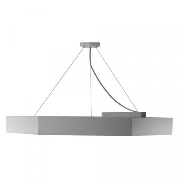 Подвесной светодиодный cветильник Geometria ЭРА Hexagon SPO-122-W-40K-066 66Вт 4000К белый Б0050552