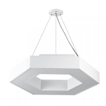 Подвесной светодиодный cветильник Geometria ЭРА Hexagon SPO-123-W-40K-045 45Вт 4000К белый Б0050554