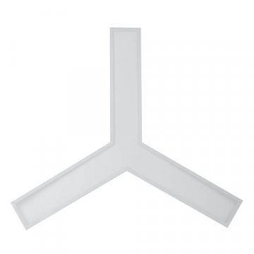 Подвесной светодиодный cветильник Geometria ЭРА Igrek SPO-141-W-40K-028 28Вт 4000К белый Б0050566