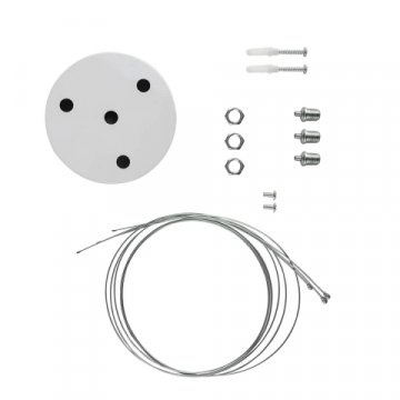 Подвесной светодиодный cветильник Geometria ЭРА Igrek SPO-141-W-40K-028 28Вт 4000К белый Б0050566