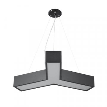 Подвесной светодиодный cветильник Geometria ЭРА Igrek SPO-142-B-40K-044 44Вт 4000К черный Б0050569