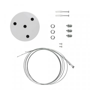 Подвесной светодиодный cветильник Geometria ЭРА Quadro SPO-163-W-40K-050 50Вт 4000К белый Б0050586