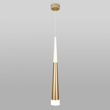 Подвесной светодиодный светильник Elektrostandard DLR038 7+1W 4200K золото a047027