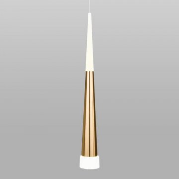 Подвесной светодиодный светильник Elektrostandard DLR038 7+1W 4200K золото a047027