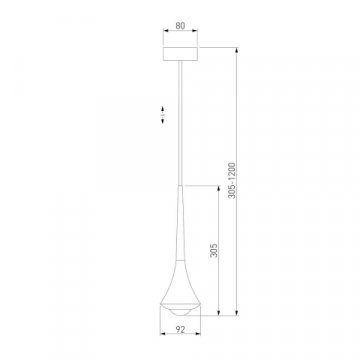 Подвесной светодиодный светильник Elektrostandard Hill 50211 Led белый a060353