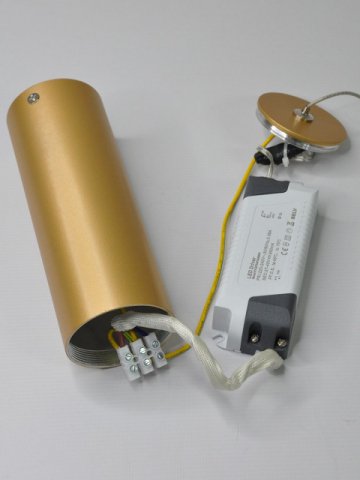 Подвесной светодиодный светильник Elvan LU-5369-38W-WW-MtGl