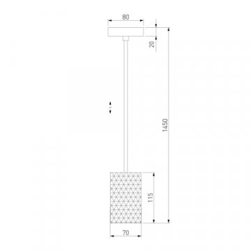 Подвесной светодиодный светильник Eurosvet Bonaldo 50247/1 Led хром