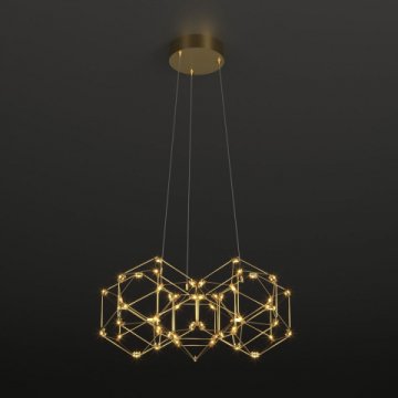 Подвесной светодиодный светильник Eurosvet Uma 90169/5 медь