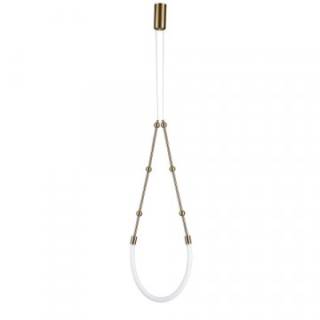 Подвесной светодиодный светильник Indigo Corda 14010/1P Brass V000062L