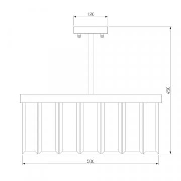 Потолочная люстра Bogates Eclipse 358/5 Smart