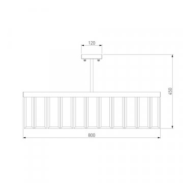 Потолочная люстра Bogates Eclipse 358/8 Smart