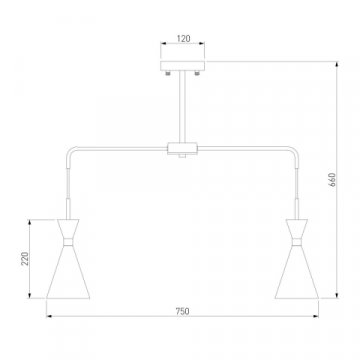 Потолочная люстра Bogates Glustin 316/6