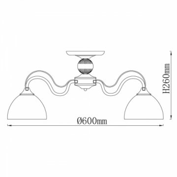 Потолочная люстра De Markt City Олимп 318014905