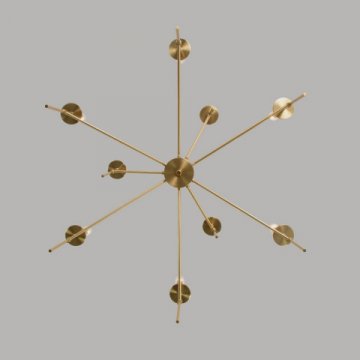 Потолочная люстра Eurosvet 60142/9 латунь