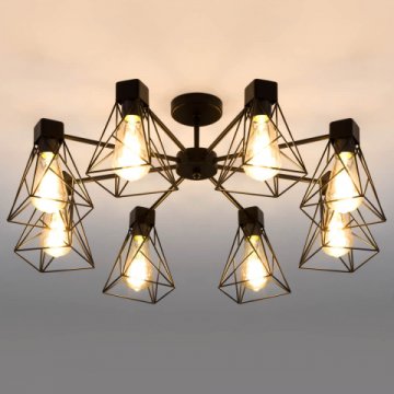 Потолочная люстра Eurosvet 70107/8 черный