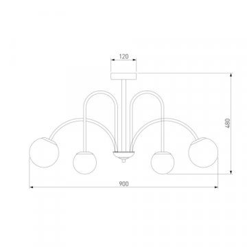 Потолочная люстра Eurosvet Alix 30177/6 хром