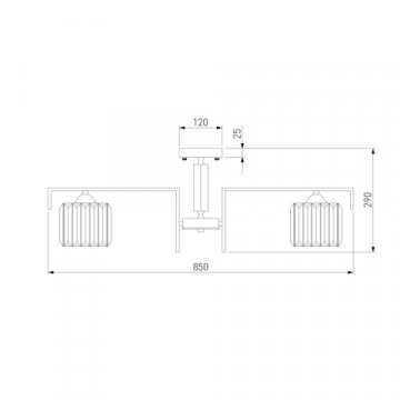 Потолочная люстра Eurosvet April 10126/8 золото/прозрачный хрусталь Strotskis Smart