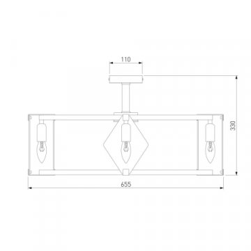 Потолочная люстра Eurosvet Aragon 60126/8 черный Smart