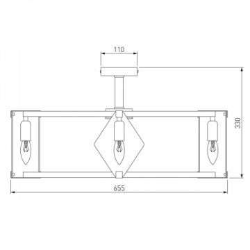 Потолочная люстра Eurosvet Aragon 60126/8 черный Smart