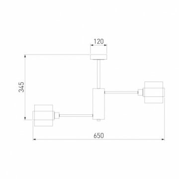 Потолочная люстра Eurosvet Arcada 70127/6 хром