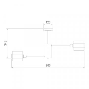 Потолочная люстра Eurosvet Arcada 70127/8 черный