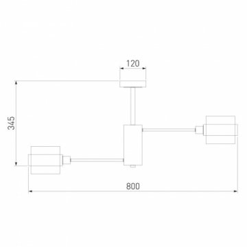 Потолочная люстра Eurosvet Arcada 70127/8 хром