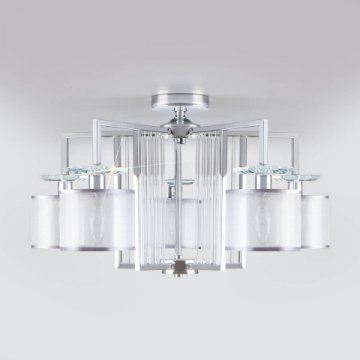 Потолочная люстра Eurosvet Fargo 60123/5 хром Smart