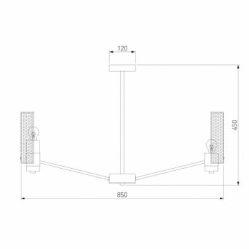 Потолочная люстра Eurosvet Grino 70139/8 латунь