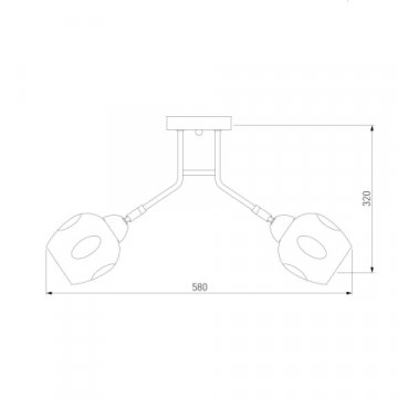 Потолочная люстра Eurosvet Marci 30164/5 хром