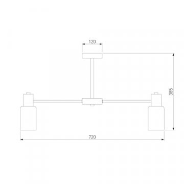 Потолочная люстра Eurosvet Vegga 70160/8 латунь