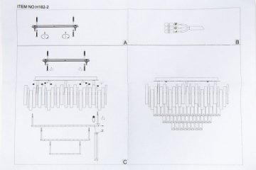 Потолочная люстра Hiper Grace H162-2