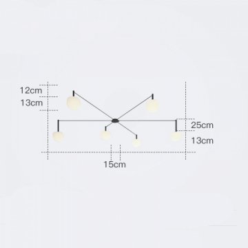 Потолочная люстра Imperium Loft Rangel 213692-26