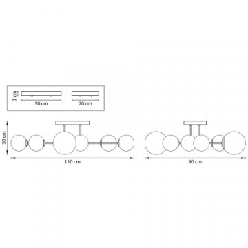 Потолочная люстра Lightstar Croco 815380