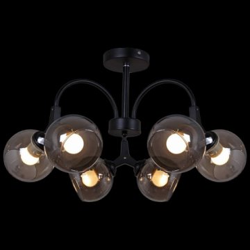 Потолочная люстра Reluce 01268-0.3-06 BK+CR